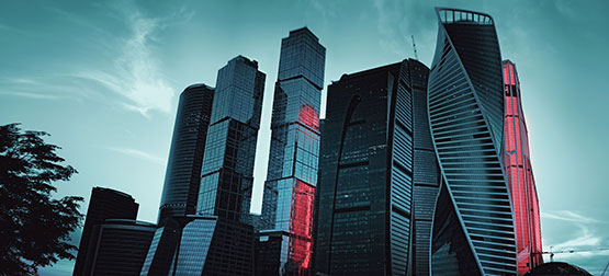 Image of Russian finance district
