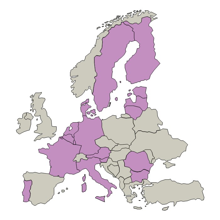 Map of UPC Member States